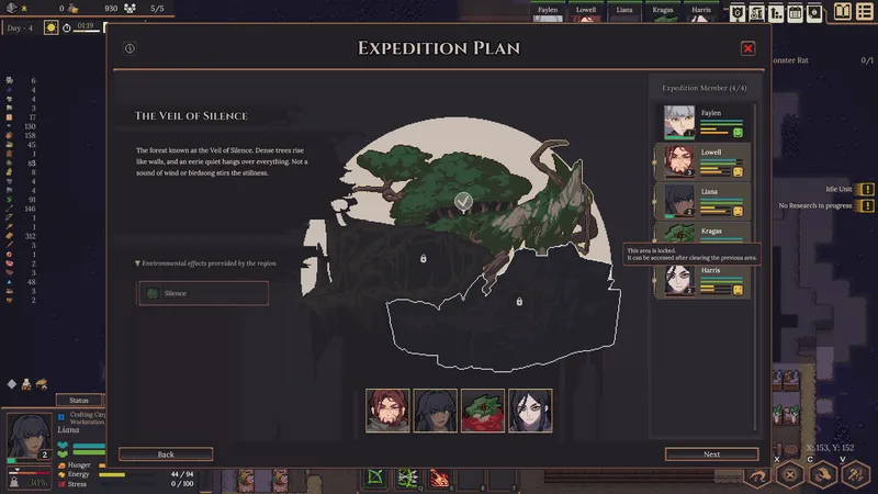The expedition planning screen, from the official press kit